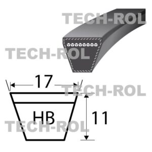 Pasek klinowy zielony HB-1350 HB-1350 Stomil Sanok ziel