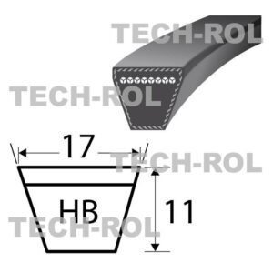 Pasek klinowy żółty HB-3650 pasuje do Kosiarka rotacyjna Samasz HB-3650