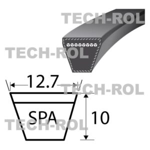 Pasek klinowy żółty SPA-1257 pasuje do MF-3 SPA-1257 Stomil Sanok z