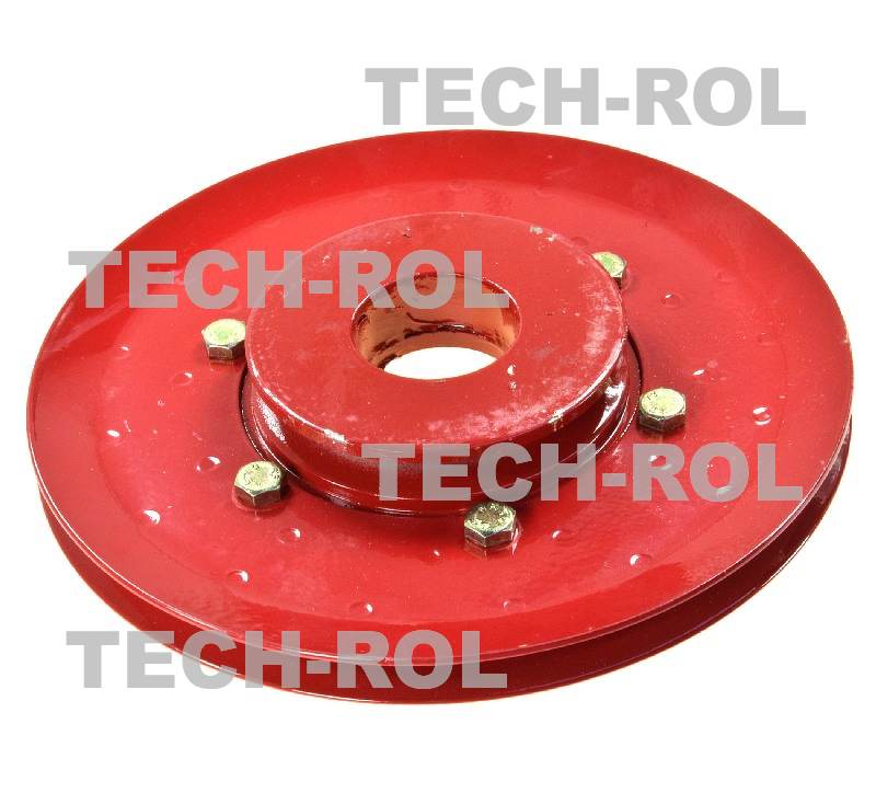 Piasta z kołem rowkowym wąski wysiew na zimę Rozsiewacz MOTYL