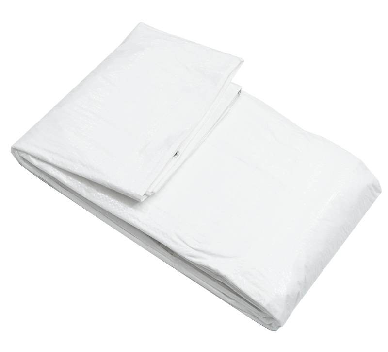 Plandeka biała 4x5m gramatura 65g/m2 plandMAX