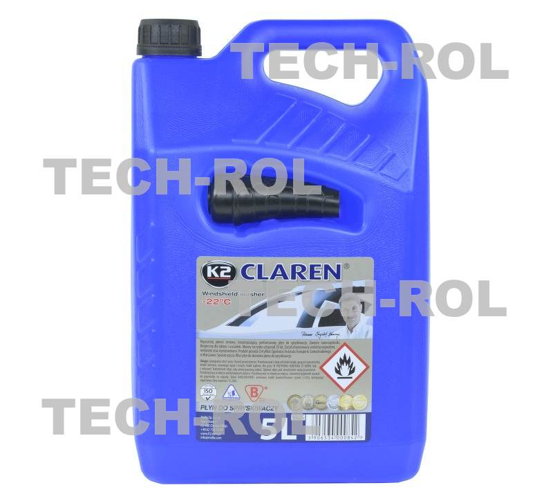 Płyn do spryskiwaczy zimowy Claren 5l K625 K2