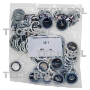 Podkładka metalowo-gumowa M16 opakowanie 100 szt. PMGM16 Produkt krajowy