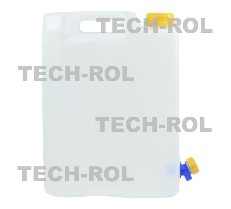 Pojemnik na wodę biały 10l z dolnym kranikiem atest na kontakt z