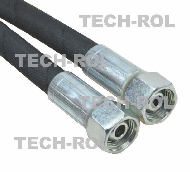 Przewód hydrauliczny gwint metryczny M18/M18 1,5x1,5 L-10-AA-1250mm 11-11