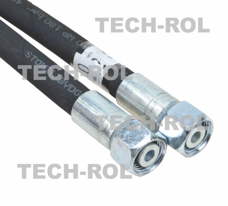 Przewód hydrauliczny gwint metryczny M18/M18 1,5x1,5 L-10-AA-2000mm 11-11