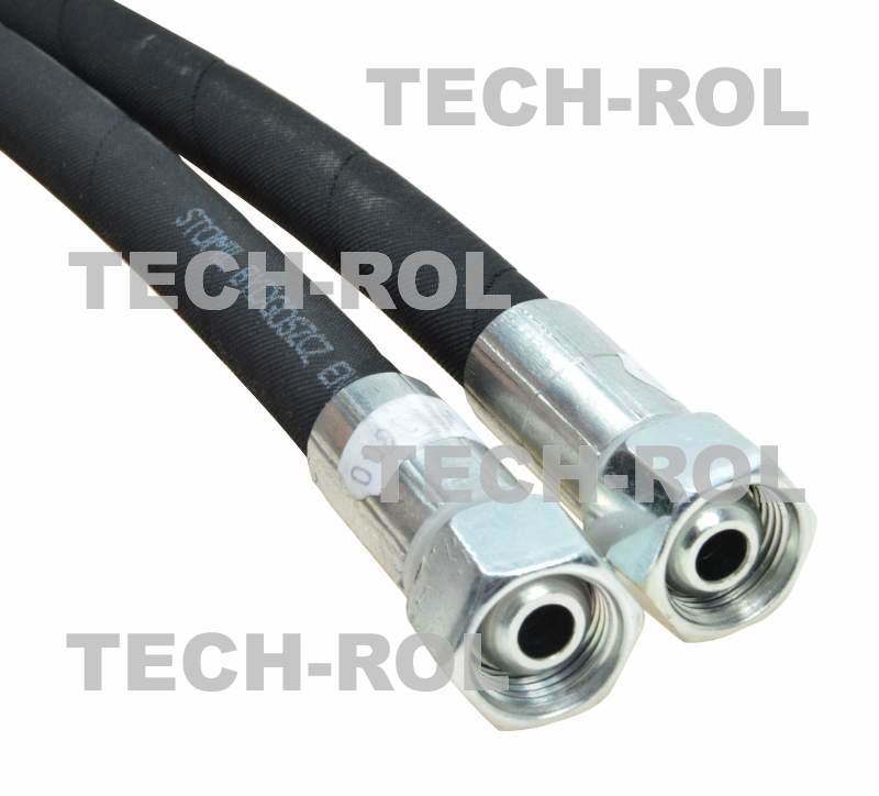 Przewód hydrauliczny gwint metryczny M18/M18 1,5x1,5 L-10-AA-3600mm 11-11