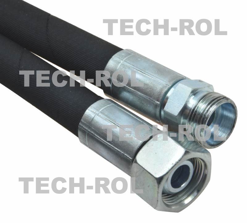 Przewód hydrauliczny gwint metryczny M18/M18 1,5x1,5 L-10-AB-900mm 11-21