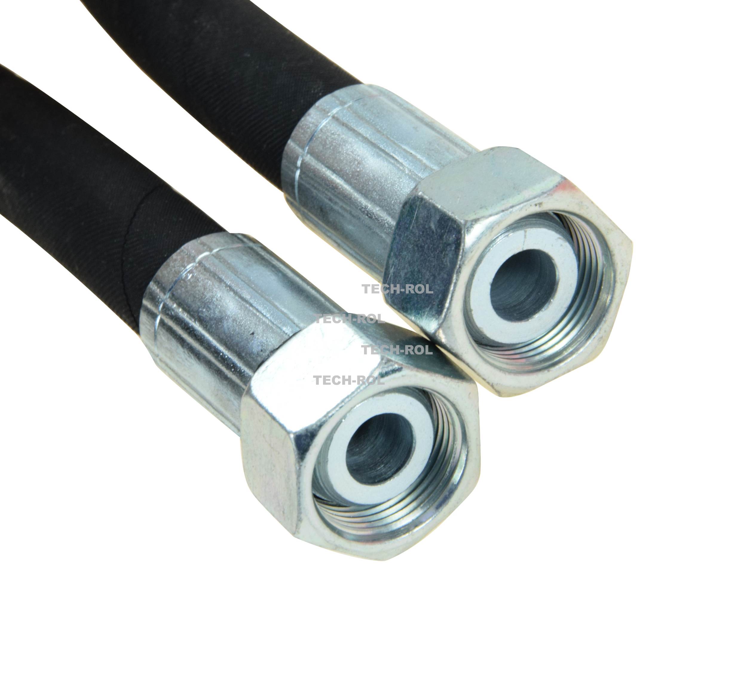 Przewód hydrauliczny gwint metryczny M22/M22 1,5x1,5 L-12-AA-1250mm 11-11