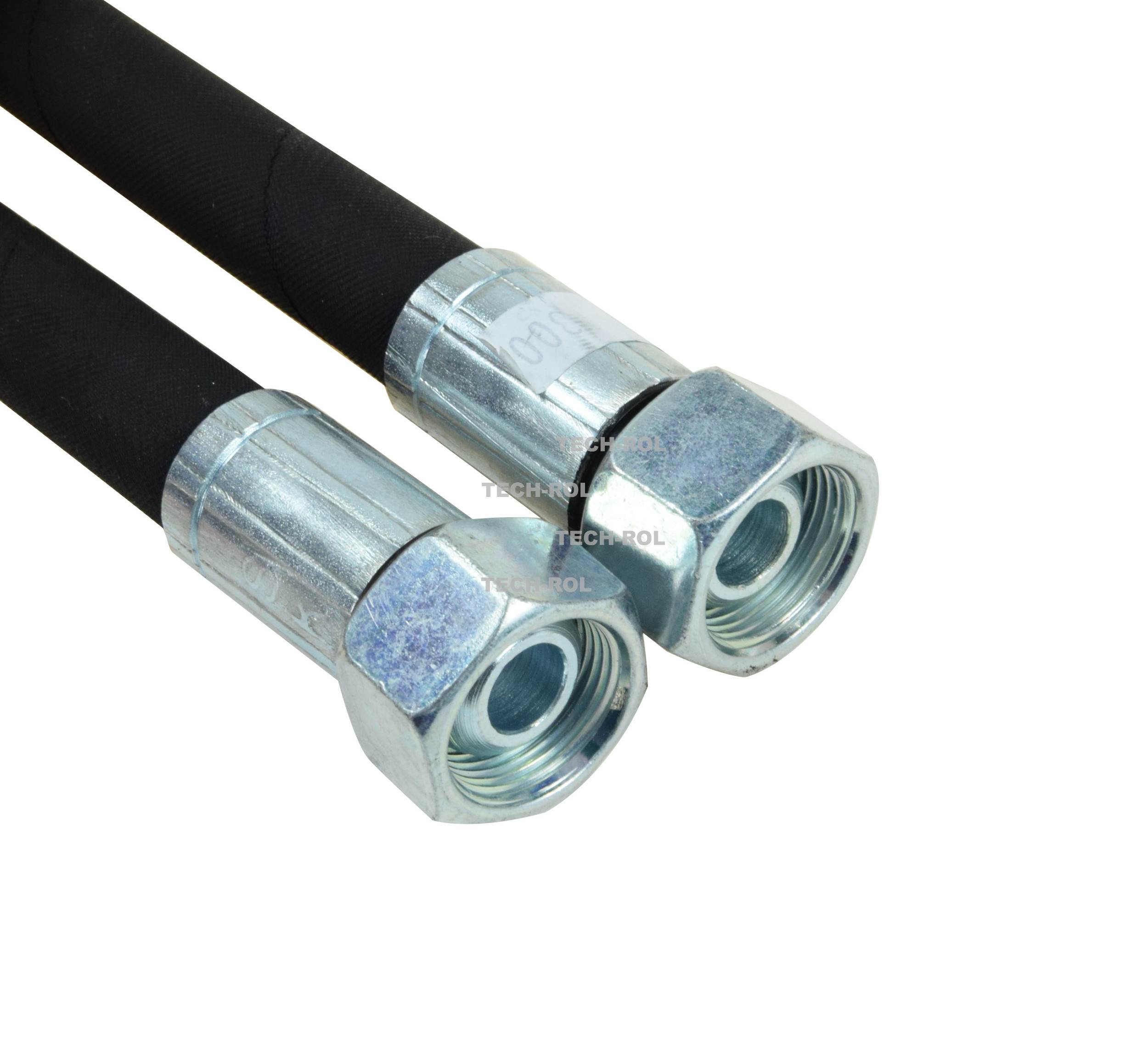 Przewód hydrauliczny gwint metryczny M22/M22 1,5x1,5 L-12-AA-3000mm 11-11