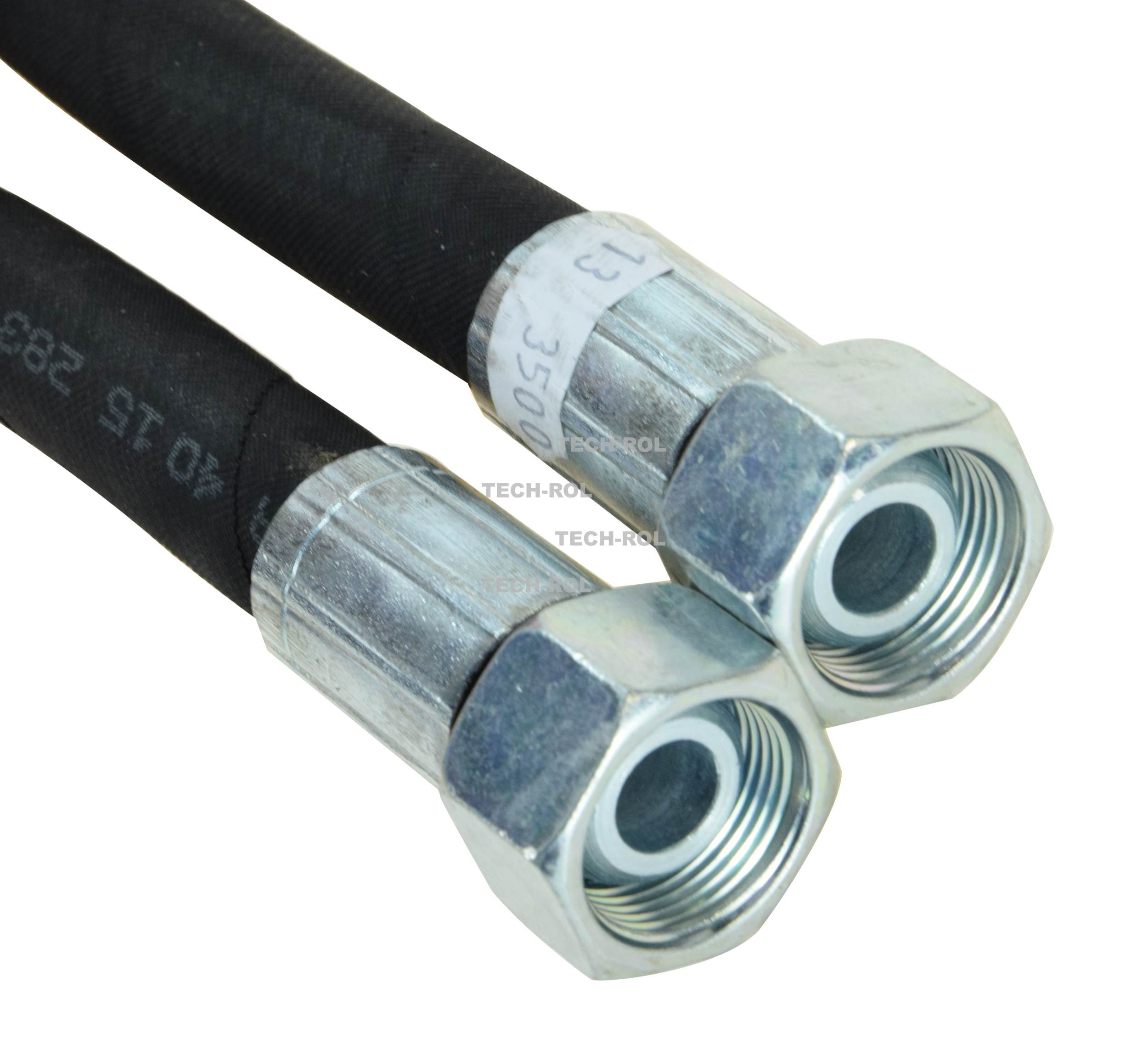 Przewód hydrauliczny gwint metryczny M22/M22 1,5x1,5 L-12-AA-3500mm 11-11