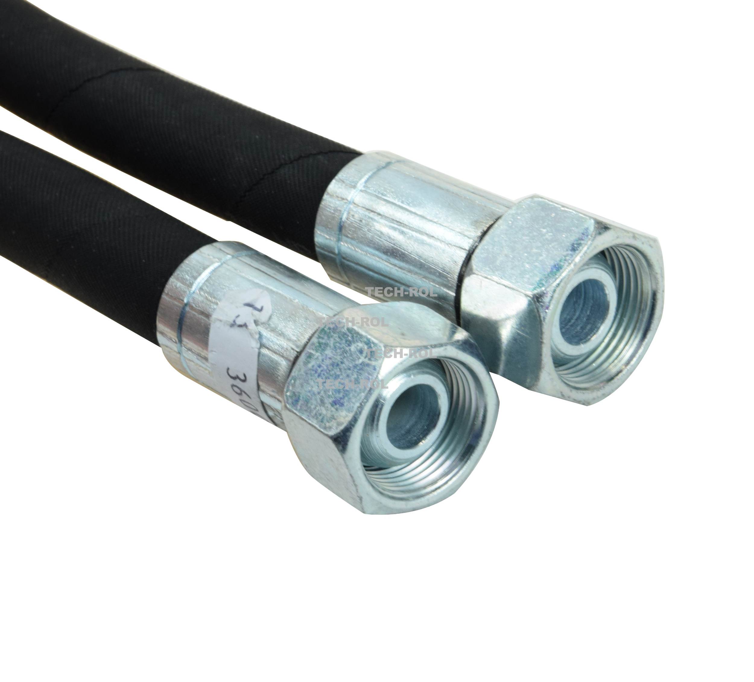 Przewód hydrauliczny gwint metryczny M22/M22 1,5x1,5 L-12-AA-3600mm 11-11