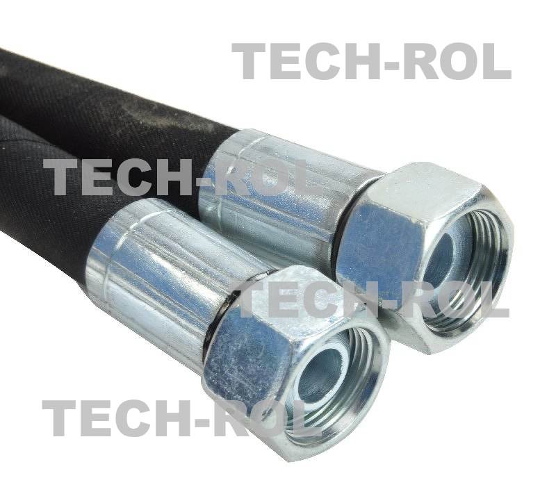 Przewód hydrauliczny gwint metryczny M22/M22 1,5x1,5 L-12-AA-3650mm 11-41
