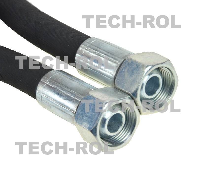 Przewód hydrauliczny gwint metryczny M22/M22 1,5x1,5 L-12-AA-700mm 11-11