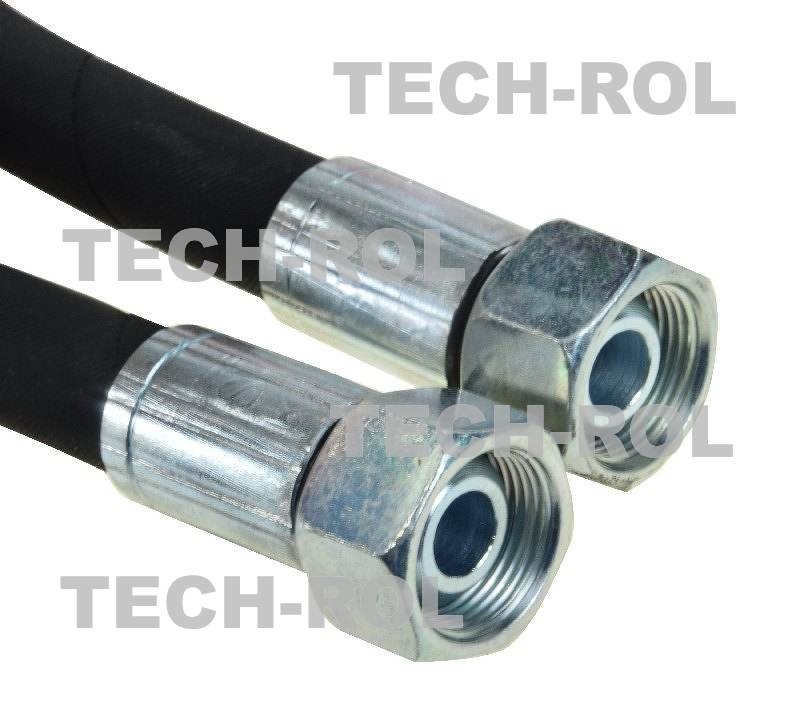 Przewód hydrauliczny gwint metryczny M22/M22 1,5x1,5 L-12-AA-750mm 11-11