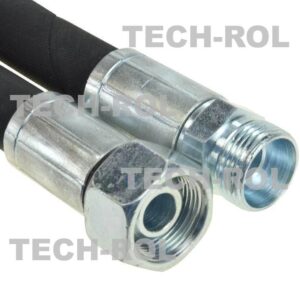 Przewód hydrauliczny gwint metryczny M22/M22 1,5x1,5 L-12-AB-1000mm 11-21