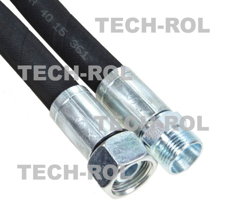 Przewód hydrauliczny gwint metryczny M22/M22 1,5x1,5 L-12-AB-630mm 11-21