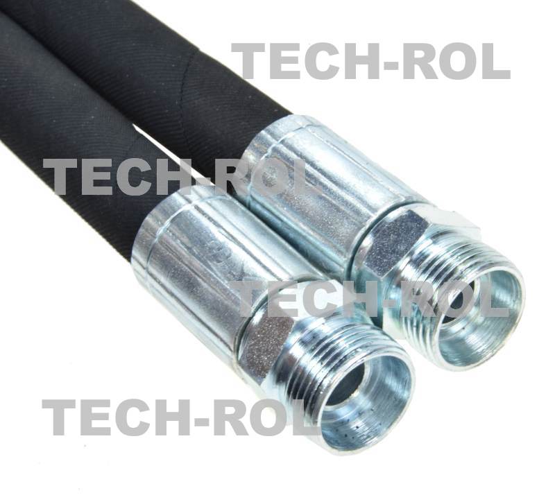 Przewód hydrauliczny gwint metryczny M22/M22 1,5x1,5 L-12-BB-1100mm 21-21