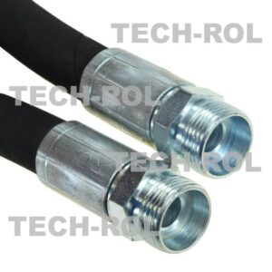 Przewód hydrauliczny gwint metryczny M22/M22 1,5x1,5 L-12-BB-600mm 21-21