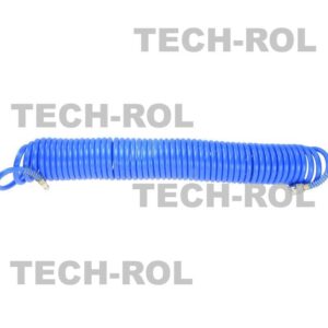 Przewód spiralny pneumatyczny z końcówkami do narzędzi pneumatycznych