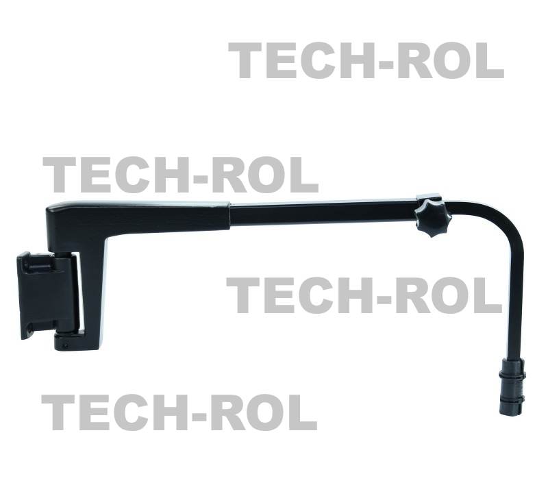 Ramię wspornik lusterka prawy z regulowanym wysięgnikiem od 560 mm do 800