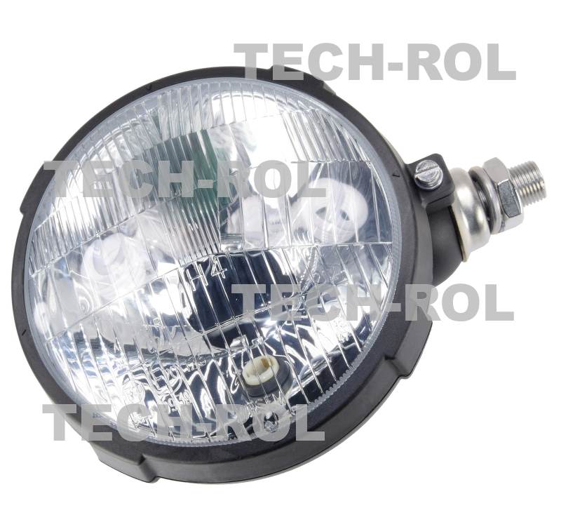 Reflektor przedni prawy plastikowy H4 12V / 24V światła mijania drogowe