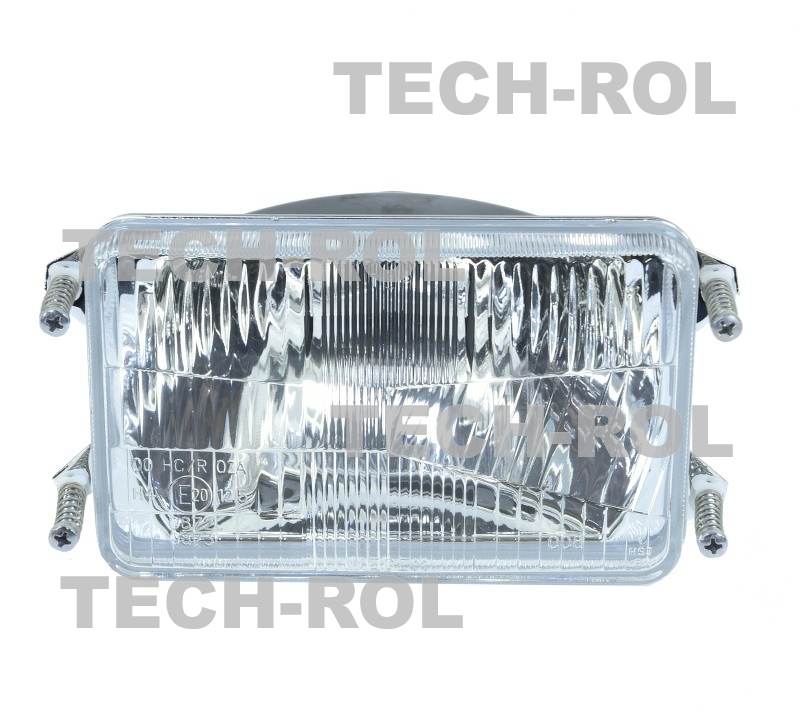 Reflektor przedni uniwersalny H4 12V / 24V światła mijania drogowe