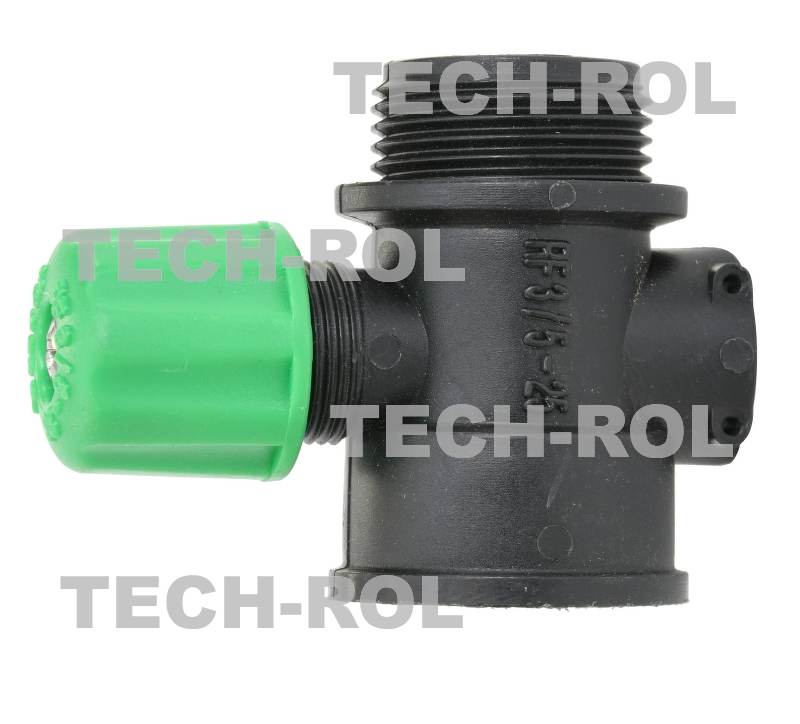 Regulacja stałociśnieniowa przelotowa z gwintem pod kolanko do