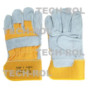 Rękawice robocze Dingo wzmacniane skórą bydlęcą rozmiar 10 LS5001