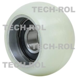 Rolka łożyskowa z tworzywa 55x30x15 obustronnie zaokrąglona Zgrabiarka