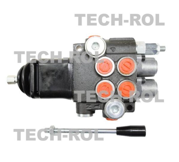 Rozdzielacz hydrauliczny 2-sekcyjny 40L sterowany joystickiem 02P401A1AjoyG