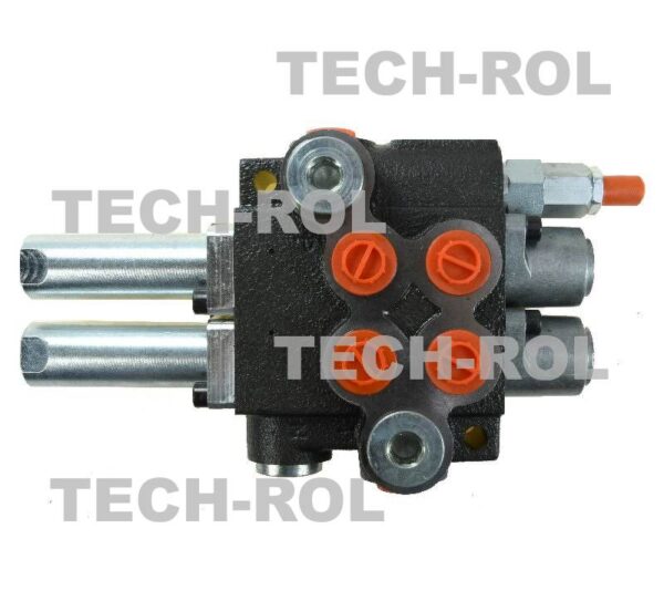 Rozdzielacz hydrauliczny 2-sekcyjny 40L sterowany linkami 02P401A1A1GV1