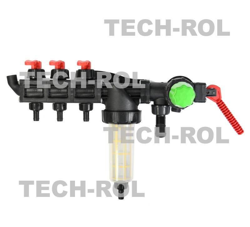 Rozdzielacz zawór sterujący 3-sekcyjny typ- HD Opryskiwacz 228109