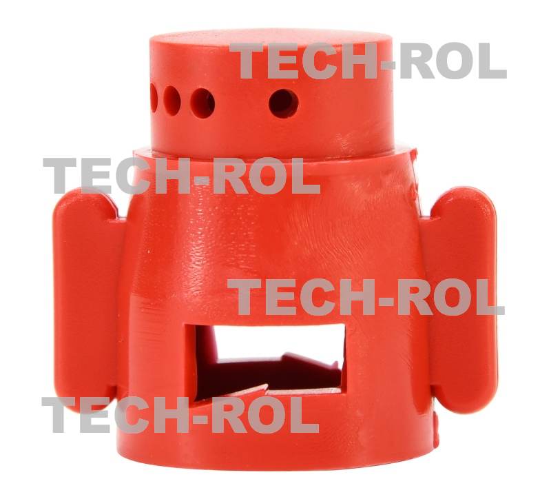 Rozpylacz kołpakowy RSM 7-otworów czerwony Opryskiwacz 0-103/07/CZ