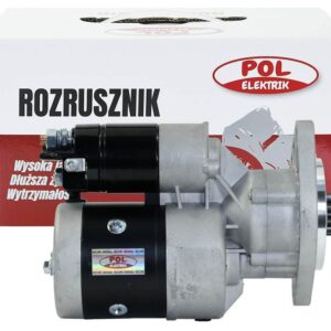 Rozrusznik z reduktorem 12V 2,7kW napęd zębnika 9 zębów Fendt Renault