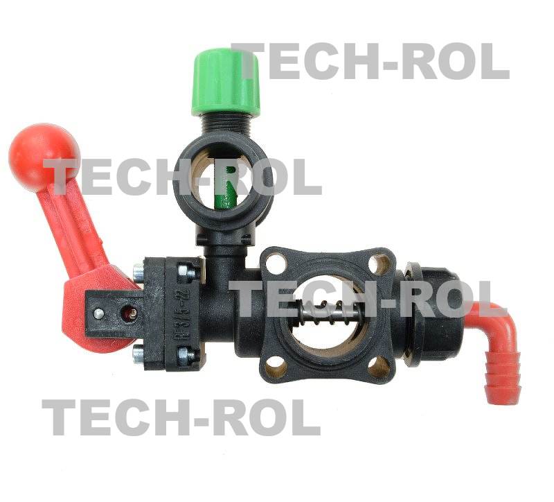 Sekcja zaworu rozdzielacza sterującego stałociśnieniowa przelotowa do