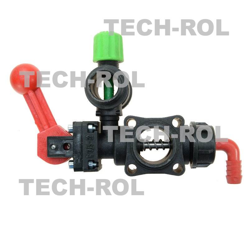 Sekcja zaworu rozdzielacza sterującego stałociśnieniowa z gwintem pod