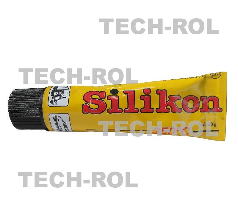 Silikon wysokotemperaturowy czarny temperatura od -60C do +350C 40g.