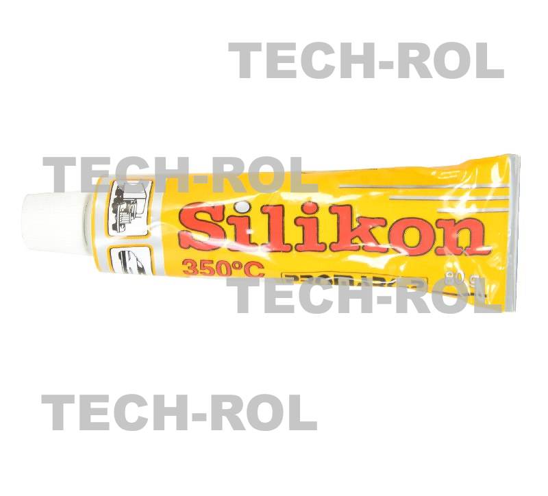 Silikon wysokotemperaturowy czarny temperatura od -60C do +350C 80g.