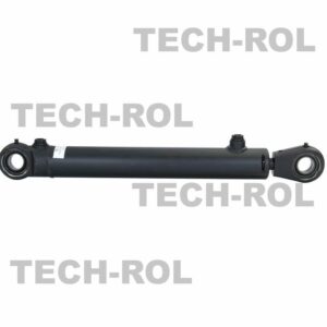 Siłownik hydrauliczny z uchem fi-25mm dwustronnego działania skok 250mm