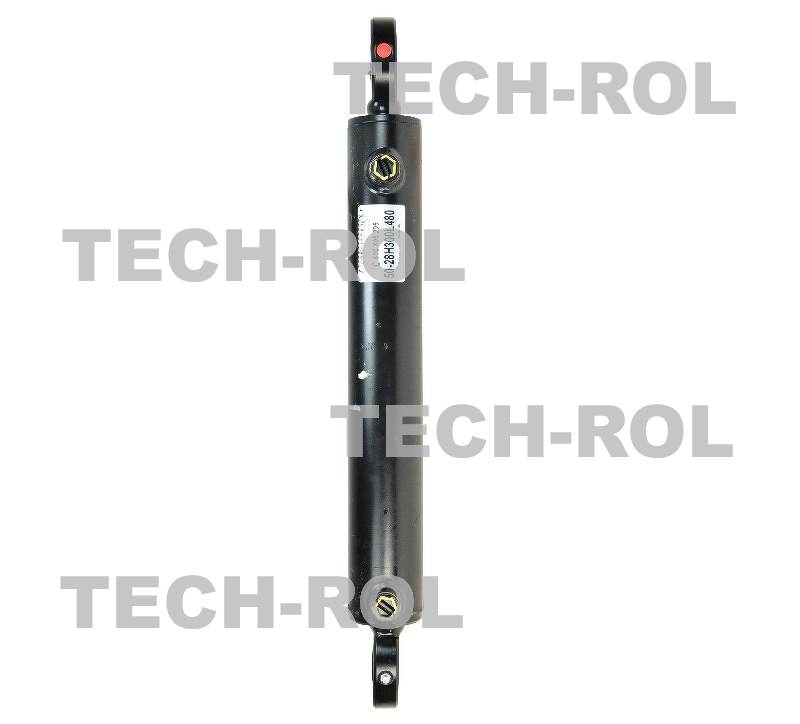 Siłownik hydrauliczny z uchem fi-25mm dwustronnego działania skok 300mm