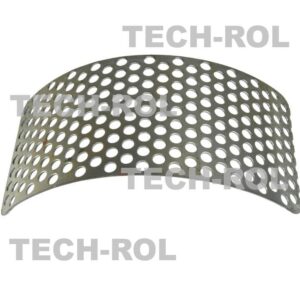 Sito oczkowe fi-10 mm 300x135x1,8 mm pasuje do: Rozdrabniacz bijakowy BĄK