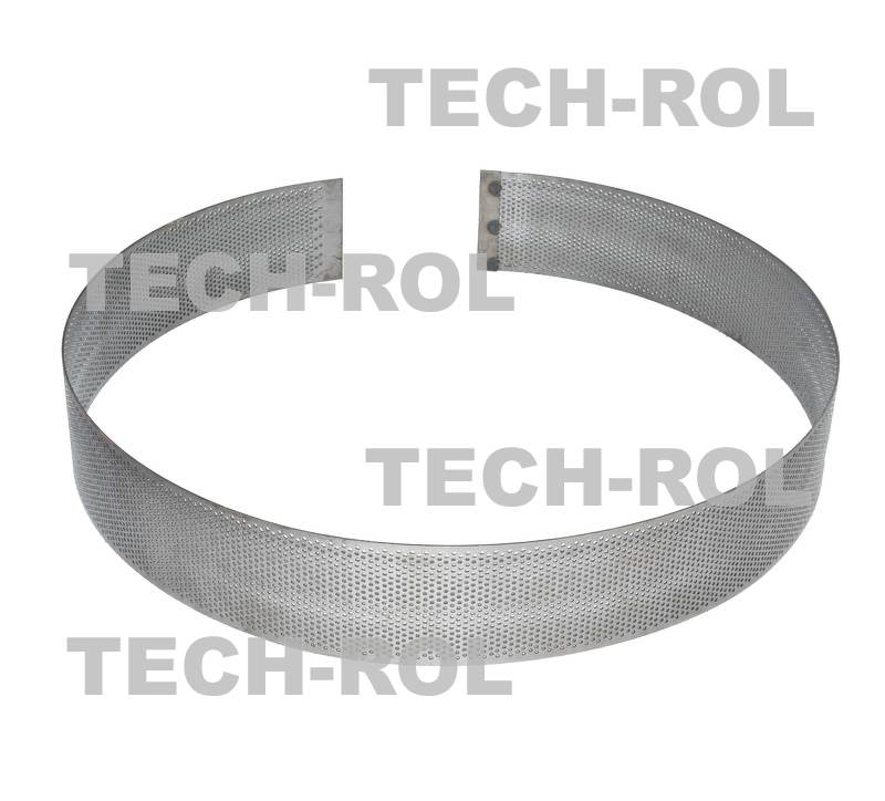 Sito oczkowe fi-3,0 mm 106x1700x1,8 mm pasuje do: Śrutownik bijakowy WIR