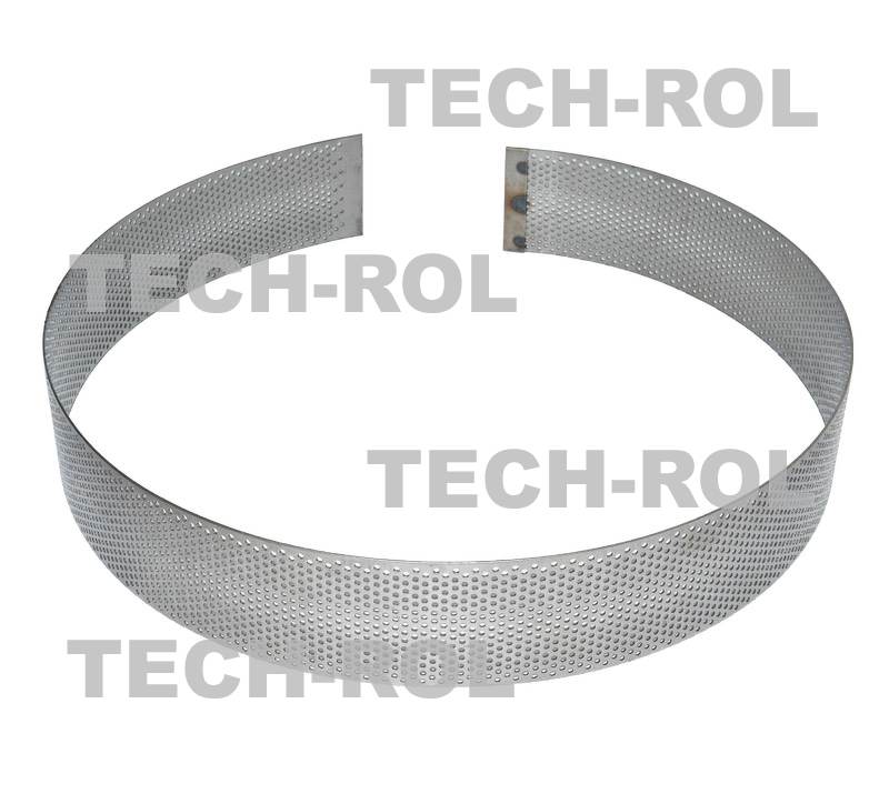 Sito oczkowe fi-4,0 mm 106x1700x1,8 mm pasuje do: Śrutownik bijakowy WIR