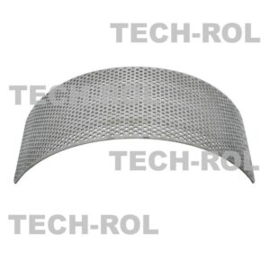 Sito oczkowe fi-4,0 mm 395x135x1,8 mm pasuje do: Rozdrabniacz bijakowy BĄK