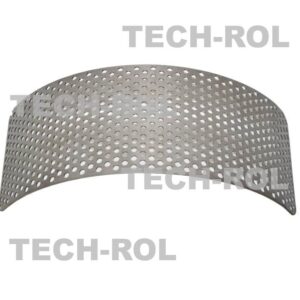 Sito oczkowe fi-6,0 mm 395x135x1,8 mm pasuje do: Rozdrabniacz bijakowy BĄK