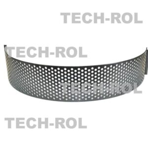 Sito oczkowe fi-6,0 mm 725x105x2,5 mm pasuje do: Rozdrabniacz bijakowy