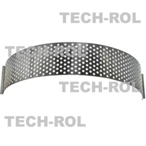 Sito oczkowe fi-7.0 mm 725x105x2,5 mm pasuje do: Rozdrabniacz bijakowy RBJ