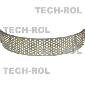 Sito oczkowe fi-8,0 mm 725x105x2,5 mm pasuje do: Rozdrabniacz bijakowy RBJ