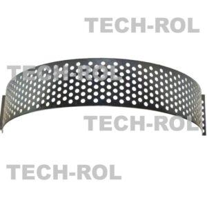 Sito oczkowe fi-9,0 mm 725x105x2,5 mm pasuje do: Rozdrabniacz bijakowy RBJ